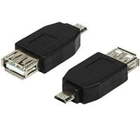 LogiLink AU0029 - Adaptador USB 2.0, Micro B Macho a USB A Hembra