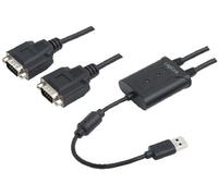 LOGILINK AU0031 - Convertidor USB 2.0, conector a a 2x RS-232