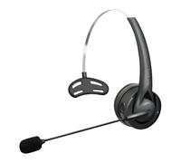 LogiLink Auriculares inalámbricos Mono (portátil Izquierda/Derecha), micrófono Flexible, versión BT 6.0, USB-C, hasta 10 h de duración de conversación, Alcance de 10 m
