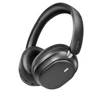 LogiLink Auriculares (versión 6.0) con cancelación de Ruido Activo híbrido (Hybrid ANC), cancelación de Ruido del 95% (hasta 35 dB), duración de la batería de hasta 40 Horas, con micrófono, Incluye