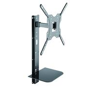 LogiLink BP0048 - Soporte de pared para pantalla plana (30 kg, 81,3 cm (32"), 139,7 cm (55"), 100 x 100 mm, 400 x 400 mm, Negro, Acero inoxidable)