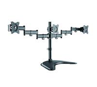 LogiLink BP0051 - Soporte de Escritorio para Monitor (33,02-68,58 cm/13-27 Pulgadas, Carga de 8 kg), Color Negro