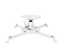 LogiLink BP0056 - Soporte para proyectores y videoproyectores (hasta 25 kg, Brazo de 135 mm), Color Blanco