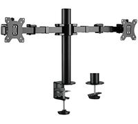 LogiLink Soporte para monitor BP0106 - 2 compartimentos 17-32" Ajustable Negro