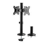 LOGILINK BP0109 - Soporte para monitor, 2 pantallas, 17'' - 32'', 52 mm, montaje en