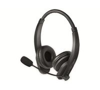 Logilink BT Stereo Headset, Micrófono Negro Estándar