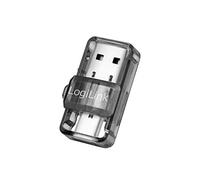LogiLink Adaptador Bluetooth BT0054 V5.0 USB-A y USB-C mini transparente
