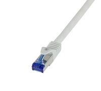 LogiLink C6A022S RJ45 CAT 6a S/FTP 0,50 m Gris 1 unidad.