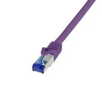Logilink c6a029s cable de red púrpura 0,5 m cat6a s/ftp (s-stp) alred