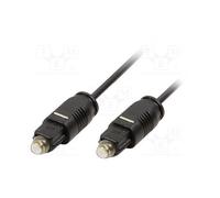 Logilink ca1008 - cable audio de fibra óptica (2x toslink male, 2 m)