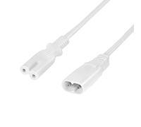 Logilink Cable De Alimentación, Extensión C8 - C7, 2.0M, Blanco