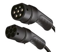 LogiLink Cable de carga para coche eléctrico tipo 2, 3 fases, 32 A, 22 kW, con bolsa de 5 m