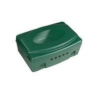Logilink - Caja electrónica Resistente a la Intemperie para Uso en Exteriores en Verde con protección contra el Polvo y Salpicaduras (IP54), 32 x 21 x 11,5 cm