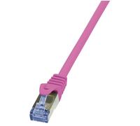 Logilink cat6a s/ftp, 5m cable de red rosa s/ftp (s-stp)