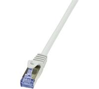 Logilink CAT6A S/FTP PATCHKABEL AWG26 PIMF Grau 15M