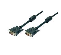 Logilink cd0001 - cable dvi (2x macho, 2x ferrite core, dual lin, 2 m)