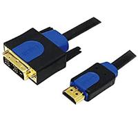 LogiLink CHB3103- Cable HDMI High Speed con Ethernet (v1.4 a DVI, macho/macho, c
