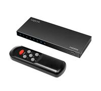LogiLink Conmutador HDMI para conmutación de hasta 5 Fuentes de Entrada (grabadora de vídeo, Reproductor de DVD, Consola de Juegos, etc.) en Ultra HD 4K/60 Hz