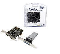 LogiLink PC0033 - Tarjeta PCI Express (2X Serial + 1x Partodol Port)