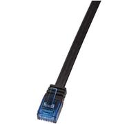 LogiLink CP0135B - Cable CAT5e UTP Flat Patch de 2 m, Negro