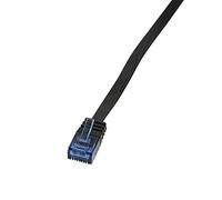 LogiLink CP0136B - Cable CAT5e UTP Flat Patch de 2 m, Negro