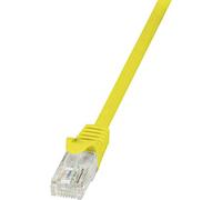 LogiLink CP1017U - Cable CAT5e UTP Patch de 0.25 m, Amarillo