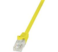 LogiLink CP1027U - Cable CAT5e UTP Patch de 0.5 m, Cable Datos, Amarillo
