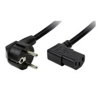LogiLink CP103 - Cable de alimentación Hembra C13 (2 m, 90° ángulo) Negro