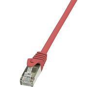 LogiLink CP1034D - Cable CAT5e SF/UTP Patch de 1 m, Rojo