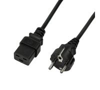 Logilink cp151 cable de transmisión negro 1 m cee7/7 iec c19