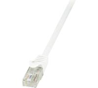 LogiLink CP2021U - Cable EconLine CAT6 U/UTP Patch de 0.5 m, Blanco