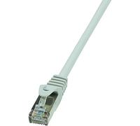 LogiLink CP2022S - Cable EconLine CAT6 F/UTP Patch de 0.5 m, Gris