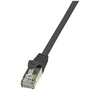 LogiLink CP2023S - Cable EconLine CAT6 F/UTP Patch de 0.5 m, Negro