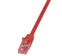 LogiLink CQ2014U - Cable PrimeLine CAT6 U/UTP Patch LSZH de 0.25 m, Red