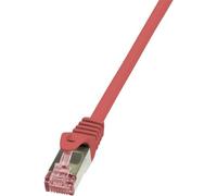 LogiLink CQ2024S - Cable PrimeLine CAT6 S/FTP Patch PIMF LSZH de 0.5 m, Red