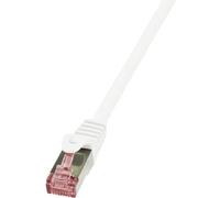 LogiLink CQ2051S - Cable PrimeLine CAT6 S/FTP Patch PIMF LSZH de 2 m, Blanco
