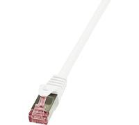 LogiLink CQ2091S - Cable PrimeLine CAT6 S/FTP Patch PIMF LSZH de 10 m, Blanco