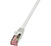 CQ2092S LogiLink CAT6 S/FTP PIMF PrimeLine Patch Cable, 10 Meter Length, Grey, G