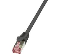 LogiLink CQ2093S - Cable PrimeLine CAT6 S/FTP Patch PIMF LSZH de 10 m, Negro