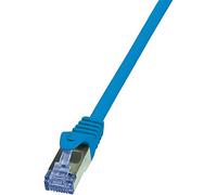 LogiLink CQ3016S - Cable PrimeLine CAT6A S/FTP Patch PIMF LSZH de 0.25 m, Azul