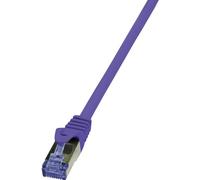 LogiLink cq302vs Cable Patch CAT6 a SFTP PrimeLine AWG27 PiMF LSZH, Cable de Red, 0,50 m Gris