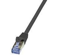 LogiLink CQ3033S - Cable PrimeLine CAT6A S/FTP Patch PIMF LSZH de 1 m, Negro