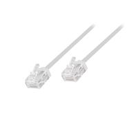 Logilink cq3051u cable de red blanco 2 m cat6a u/utp (utp) plano