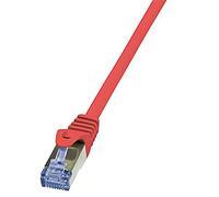 LogiLink CQ3054S - Cable PrimeLine CAT6A S/FTP Patch PIMF LSZH de 2 m, Red