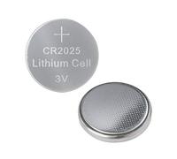 LogiLink CR2025B10 - Pilas de botón (Litio, 3 V, 10 Unidades), Color Plateado