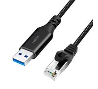 Logilink CU0402 - Cable de conexión USB 3.0 (tipo A) a red (RJ45) - 1 Gbps, 2 m