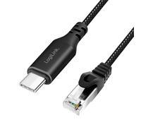 Logilink CU0415 - Cable de conexión USB 3.2 (tipo C) a red (RJ45) - 1 Gbps, 7,5 m