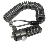 LogiLink - Dispositivo antirrobo para portátil con Cerradura de combinación, Color Negro