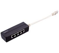 LogiLink Divisor de 4 puertos MP0032 RJ45 negro