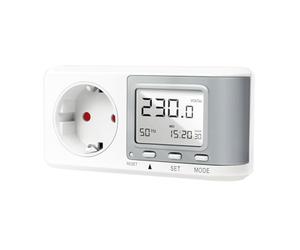 LogiLink EM0005 - Medidor de costes energéticos con cálculo de emisiones de CO2, Color Blanco